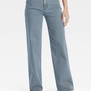 Universal Thread High Rise Wide Leg Stripe Pants